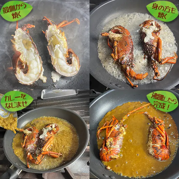 【天然伊勢海老入り】おうちで簡単！本格『伊勢えびカレーセット』 １人前　[0011-0081]