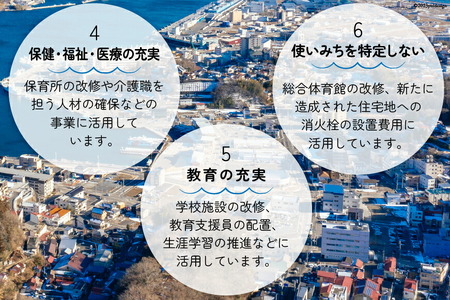 気仙沼市への応援寄附（返礼品はございません） 