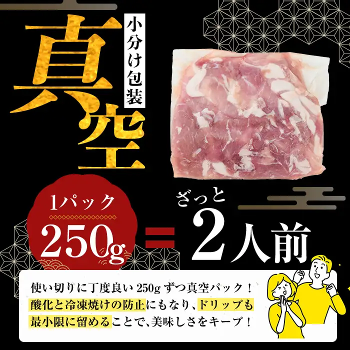 豚肉 切り落とし 小分け 250g×20P 計5kg【肉の豊楽】A5-033-D