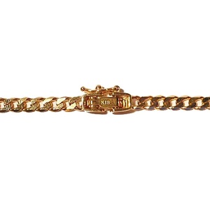 18金6面シングル喜平ブレスレット18cm（50043397-18）