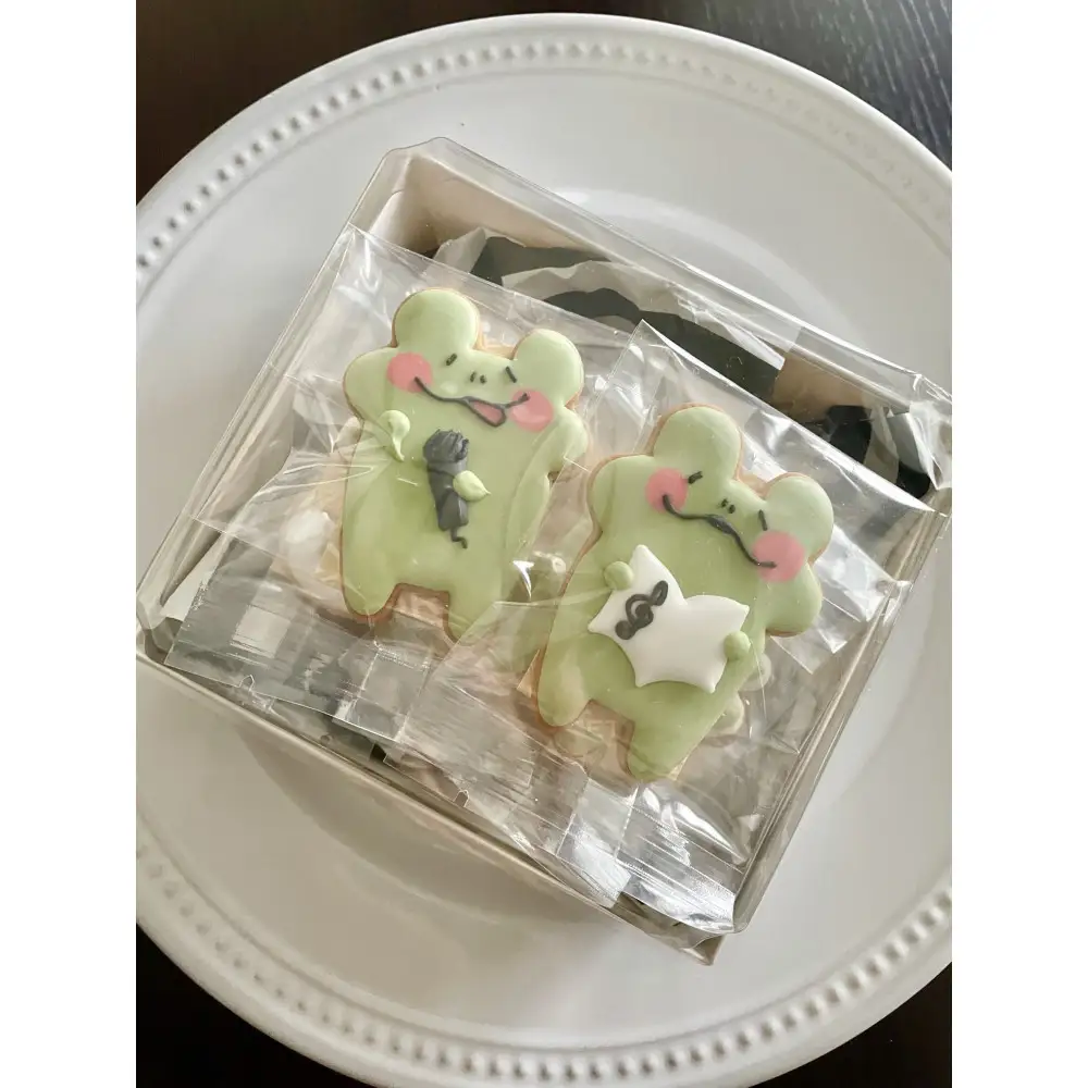 カエルの歌アイシングクッキー