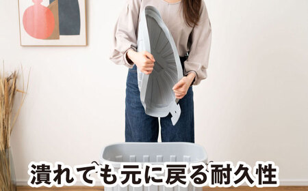 ペールカンのふた付きゴミ箱 60L  グレー /  恵那市 / 東谷 [AUAD123]