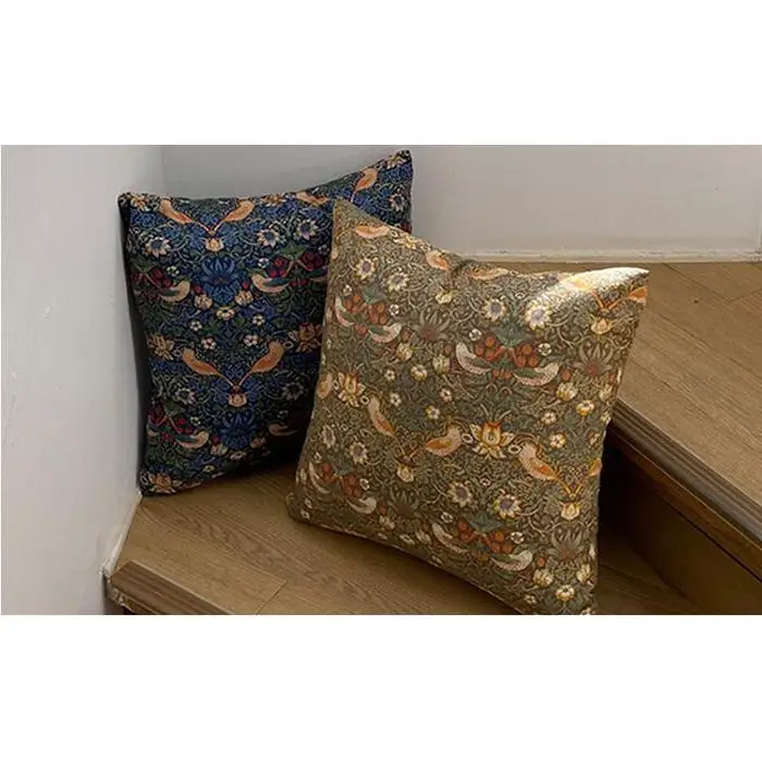 【クッションカバー45×45】ベストオブモリス いちご泥棒ベージュ MR-4545I-BE