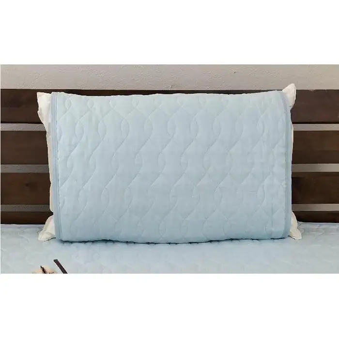 オーガニックコットンの和晒２重ガーゼ枕パッド１枚 （50×60cm）BL　OGG-5060-BL-1P