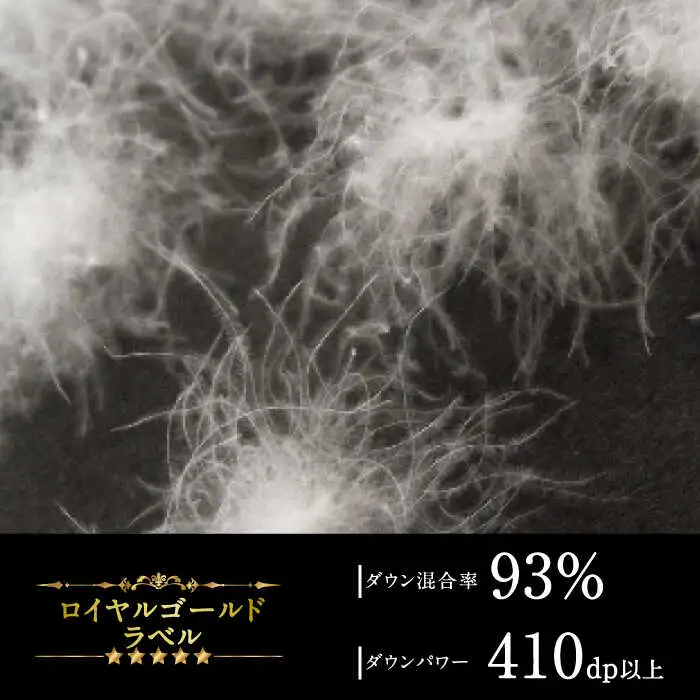 【キング】羽毛布団 肌掛け・ダウンケット マザーグースダウン93％（無地・ホワイト）《壱岐市》【富士新幸九州】 [JDH098] ロイヤルゴールドラベル 布団 ふとん 羽毛ふとん 肌掛 ダウンケット 羽毛 ダウン 綿100％ キング 145000 145000円