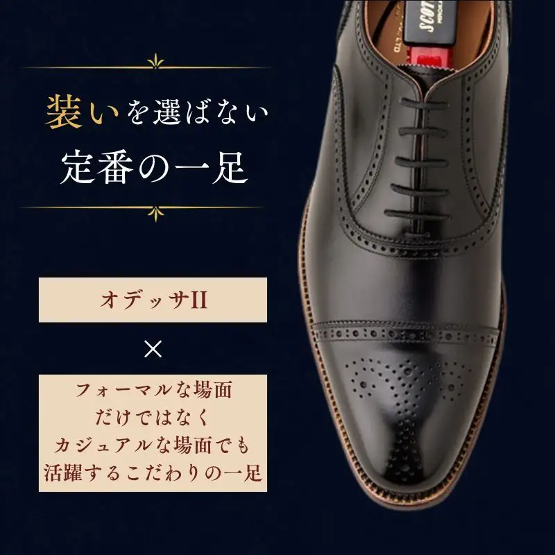 ビジネスシューズ スコッチグレイン オデッサII 本革 メンズ ビジネスシューズ【送料無料】 25.5cm