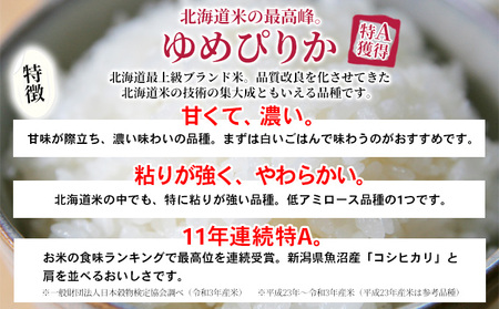 米 食べ比べ セット ゆめぴりか ななつぼし きたくりん【計6kg各2kg】