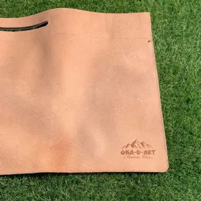 テーブル アイアンテーブル 本革レザーケース 収納ケース 800mm×450mm×5mm