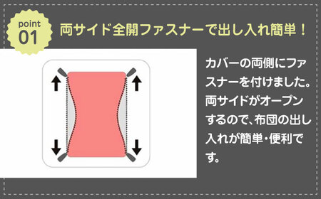 nishikawaの掛けふとんカバーmee218701290サックス／ネイビー【西川 株式会社 】[ZDL017-02]