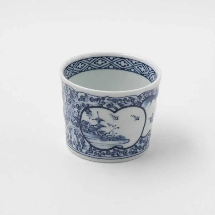 【波佐見焼】古伊万里百景 そばちょこ 5点セット 蕎麦猪口 そば猪口 カップ 湯呑【西海陶器】 1 34827[OA259] 波佐見焼