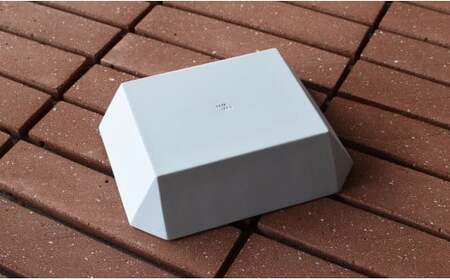 1616/ TY Square Bowl 184 Grey 2個セット【1616/arita japan】有田焼 食器 器 鉢 中鉢 スクエア ボウル グレー シンプル eb028