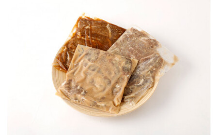 DS-615 【ふるさと納税限定】秘伝の漬け熟成 やわらか厚切り牛ハラミ 3種食べ比べセット 合計約6kg(500g×3種×各4袋)