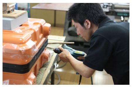 ハンドメイド キャリーケース 【PROTEX】（色：オレンジ）