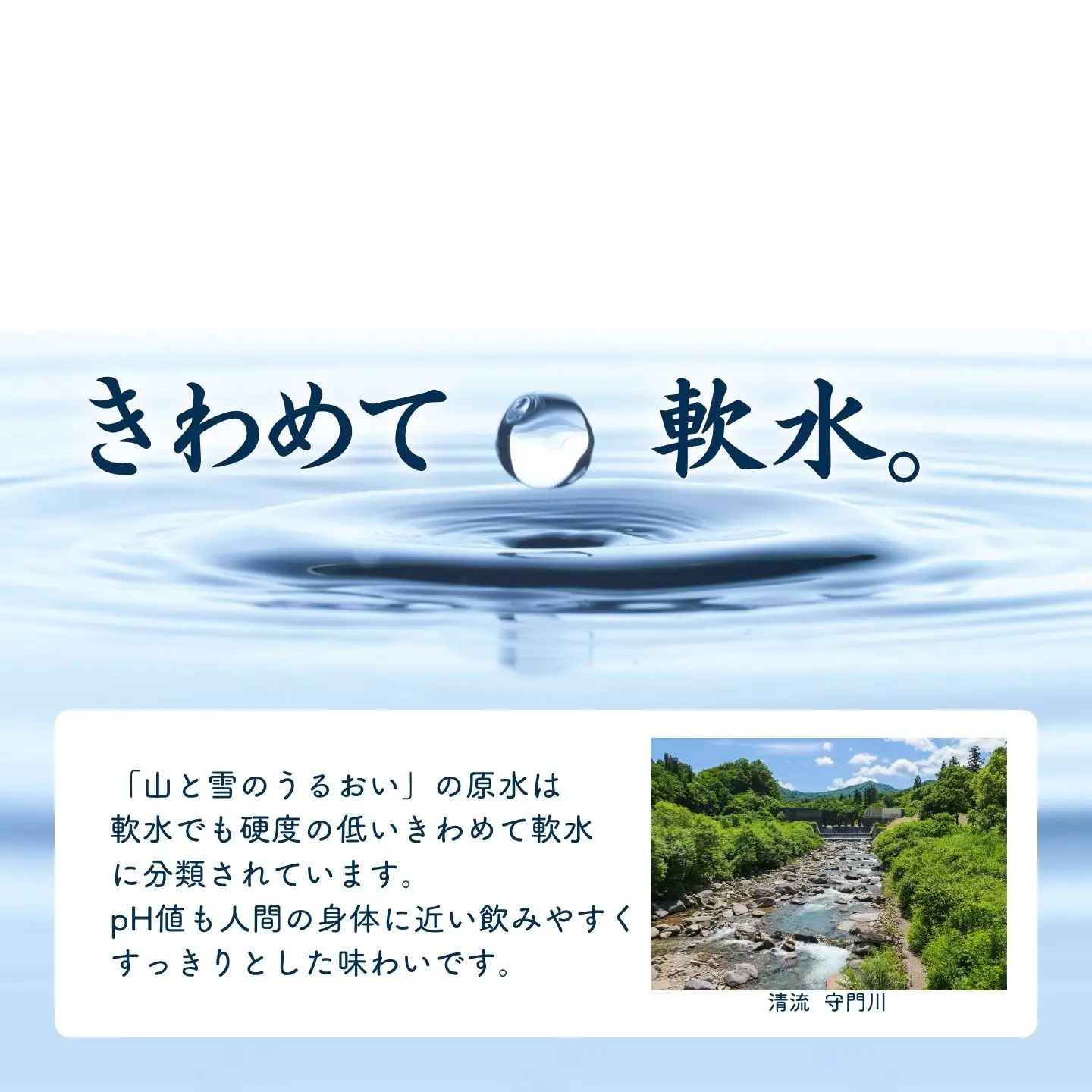 定期便 ミネラルウォーター 500ml×24本 6か月 ナチュラルミネラルウォーター 山と雪のうるおい 軟水 防災 新潟県三条市
