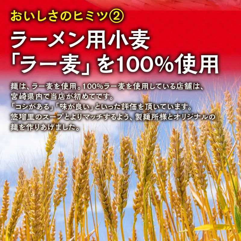 悠瑠里味噌ら～めん　4食セット ラーメン 味噌ラーメン みそらーめん