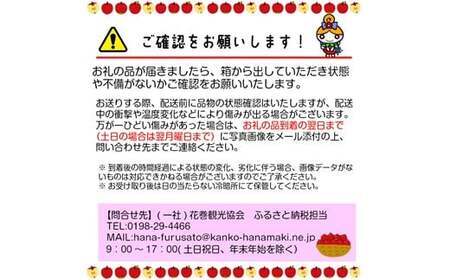 【贈答用】高級りんごはるか・サンふじ詰合せ！花巻産約3kg【1246】
