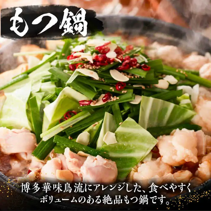 もつ鍋 【全6回定期便】 博多華味鳥 3‐4人前 [ABCN019] もつ鍋
