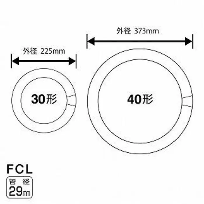 ホタルクス 丸形蛍光ランプ（ホタルックα） FCL30.40EDF-SHG-A2 (176671-40037573)