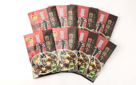 158-885 豊後牛 朝地 牛めしの素 8袋 セット 大分県産 牛めし ご飯 簡単 お弁当
