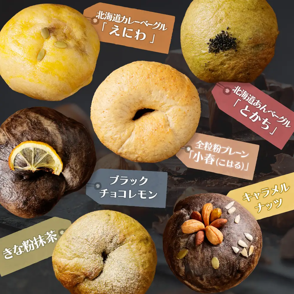 【定期便：全３回】トモヱベーグル ギフトセット「北の麦輪（むぎわ）１８個セット」【33000802】