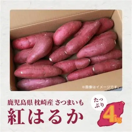 紅はるか ＜4キロ＞ 野菜 サツマイモ さつまいも A3-24_野菜 さつまいも いも サツマイモ 薩摩芋_【配送不可地域：離島】【1167017】