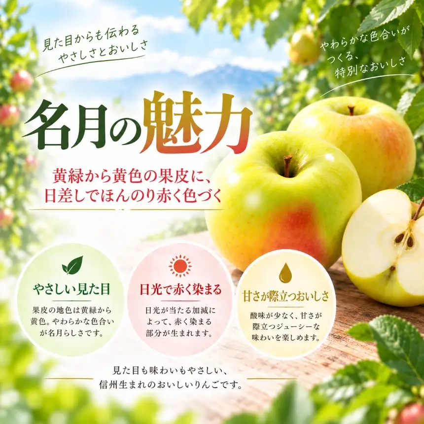 りんご 令和8年11月上旬発送 信州のりんご 名月 約5kg【018-35】
