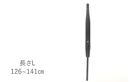 AQUBE MUSIC PRODUCTS ギターストラップ　シュリンク ブラック ［ L ］(裏面カラー：スムースブラック)_0029-005-T05-4