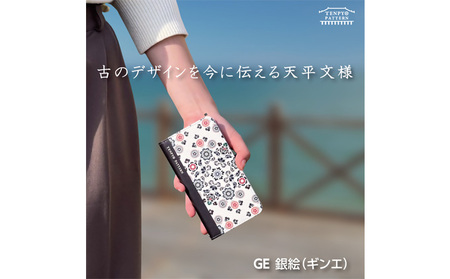 TENPYO PATTERN 抗ウィルススマホケース Lサイズ  天平文様 汎用スマホケース 抗菌 衛生的 ミラー付き カード収納ポケット付き iPhoneX iPhoneXS iPhoneXR iPhone11 iPhone11Pro  仏像(BU)