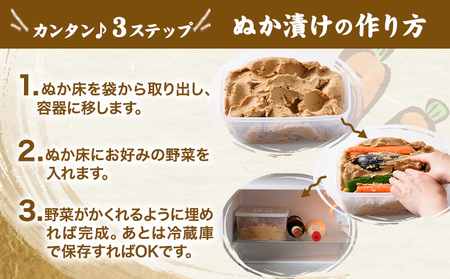 ぬか床カンタンセット (ぬか床 容器 調味料 セット) 樽の味 ぬか ぬか漬け