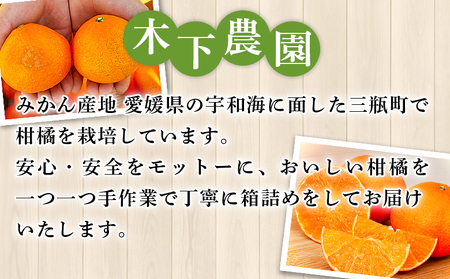 ＜木下さんちのみかん 良品 約5kg（S～Lサイズ混合）＞柑橘類 温州みかん ミカン 果物 くだもの フルーツ 特産品 木下農園 西宇和 愛媛県 西予市【常温】『2026年11月中旬～12月下旬に順次出荷予定』MKS0003