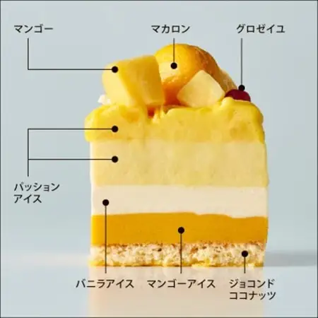 アンリ・シャルパンティエ監修アイスケーキ　ガトーグラス トロピカル 1台(2~3名様)【配送不可地域：離島】【1427250】