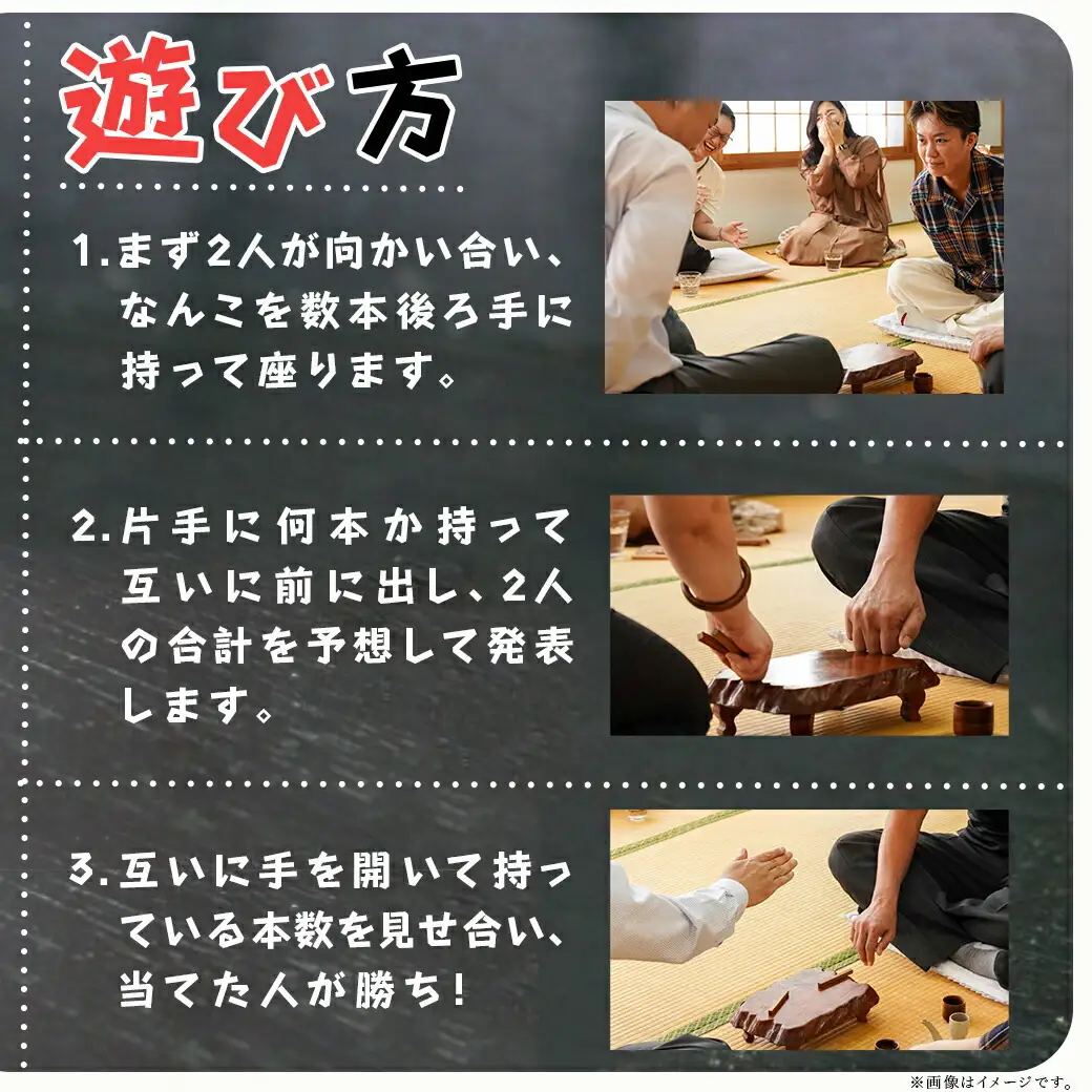 なんこ(杉圧密材)  ※ポスト投函〔LD-E301〕_(都城市) なんこ 宮崎県産杉 6本 コミュニケーションツール 島津藩 由来の遊び♪