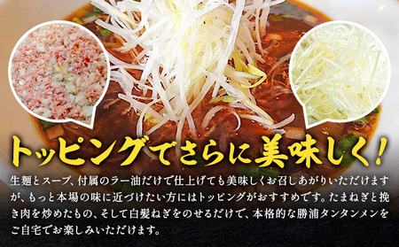勝浦タンタンメン 担々麺 生麺 計21人前 (3人前×7箱) 有限会社鈴正