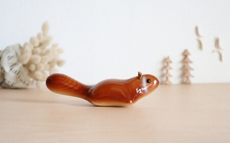 木工品【里山の動物セット】　工房西岡　【11218-0594】