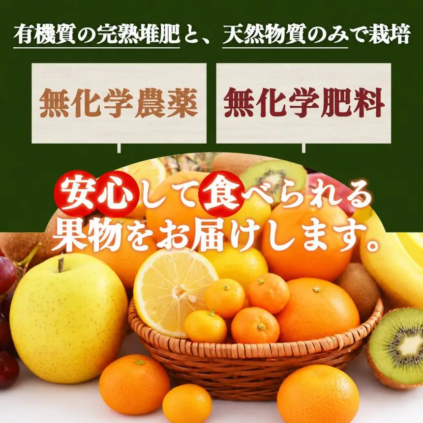 生命の農法（ 無化学農薬 ・ 無化学肥料栽培 ） 季節 の フルーツ セット |  慈光会自然食品販売所