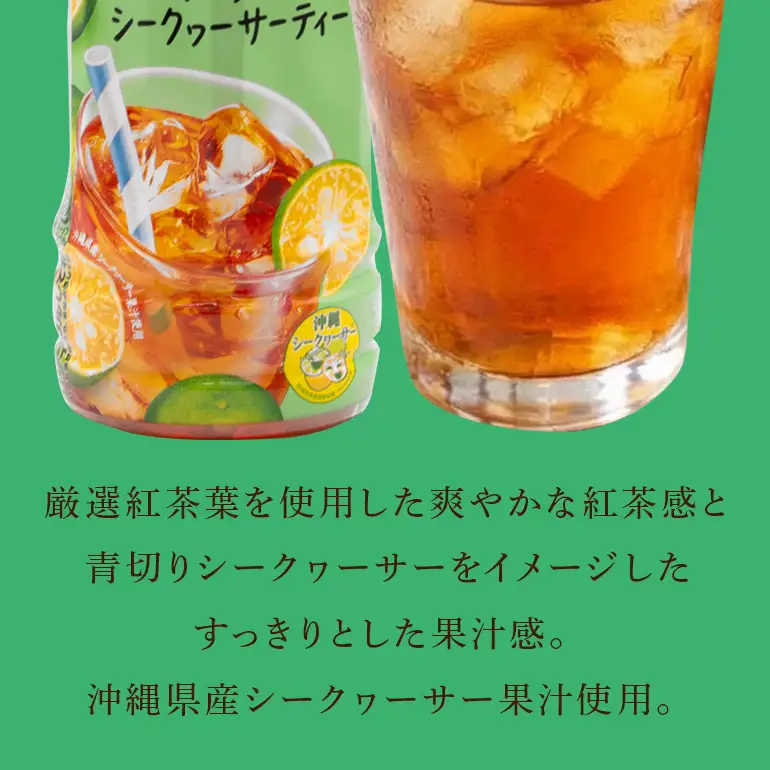 【沖縄限定販売！】紅茶花伝ガーデンシークヮーサーティー　500ml×24本　｜シークワ―サー　紅茶花伝 AY04