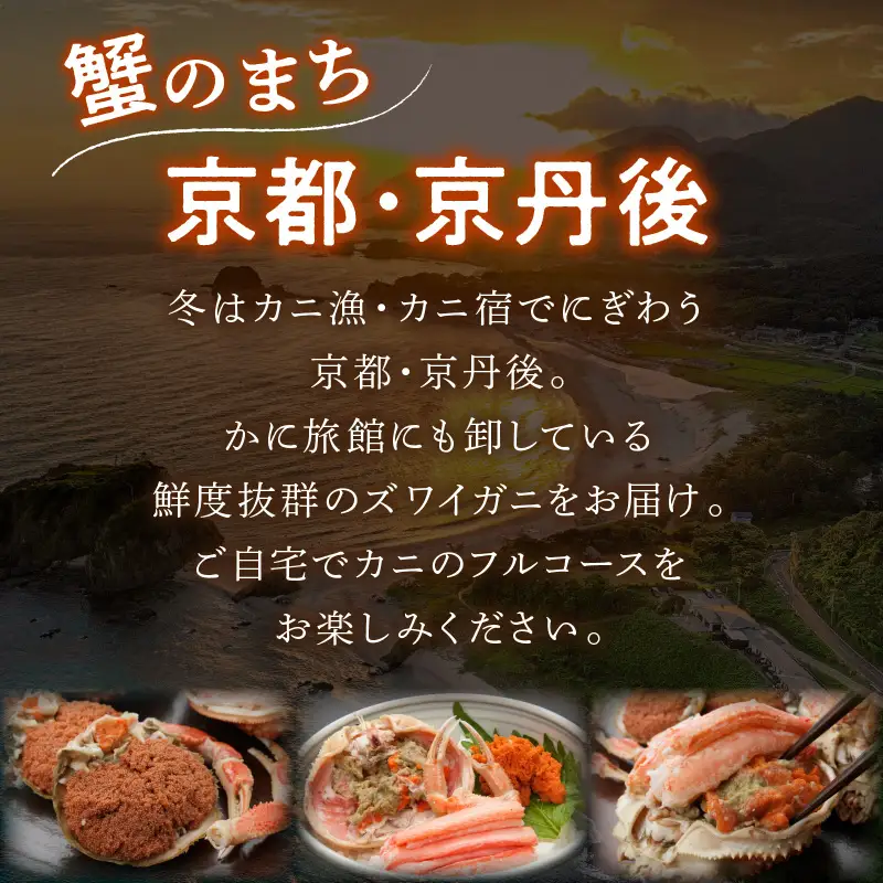 【期間エリア限定！】厳選！絶品！ 釜茹で セイコ蟹5杯 蟹