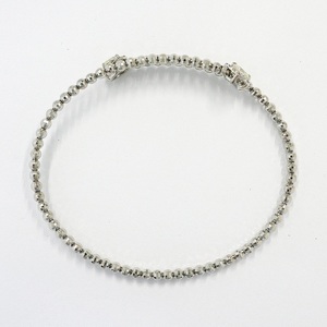 甲府市発 ダイヤモンド ブレスレット プラチナ 0.4ct 形状記憶 [PB-0095-1PTm]