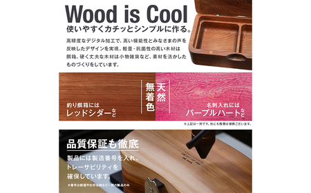 木製リアルモーテルキーホルダー　名入れ刻印無料（裏面） チェリー赤茶 mi0037-0002-5