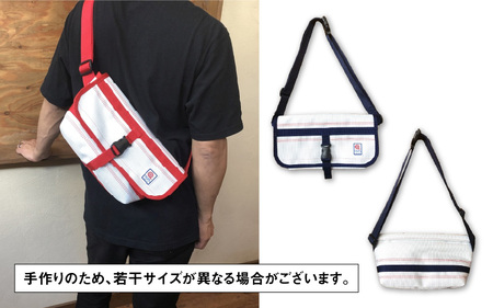 【FHP】ボディバッグ　ホワイト　L