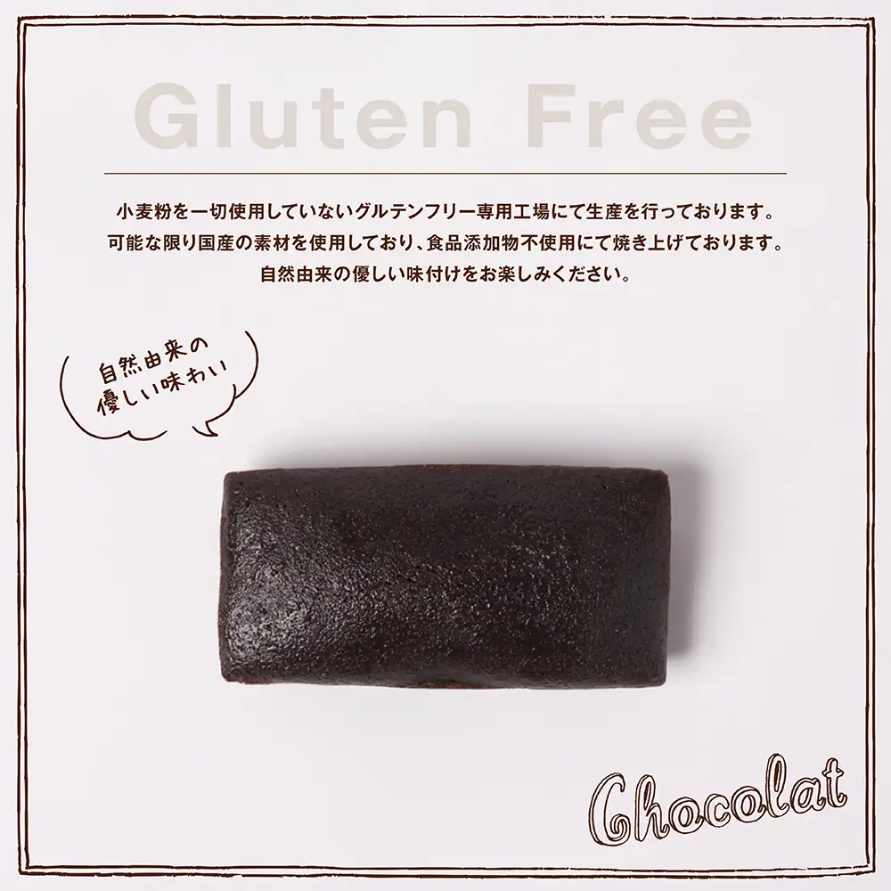 グルテンフリー国産大豆フィナンシェショコラ20個セット