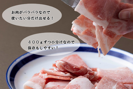 ＜定期便6回＞ 北海道産 健酵豚 小間切れ ＆ ひき肉 計 1.2kg (全7.2kg)