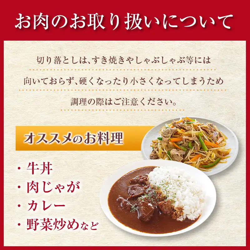 鹿児島県産 黒毛和牛 切落し 900g K002-049 肉 牛肉 冷凍