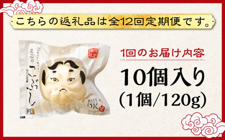 【全12回定期便】武遊のこぶし（らー麦肉まん）10個セット 肉まん 豚まん 飲茶1 [ABCX018] 