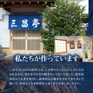 創業140年！老舗うなぎ屋のうなぎのかば焼き1尾と骨せんべいセット A040-001