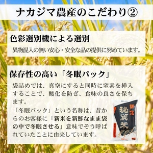 令和7年産 新潟県産 コシヒカリ 定期便 偶数月発送（5kg×6回分） 謙信秘蔵米 真空 窒素挿入 冬眠パック 精米 上越市 上杉謙信