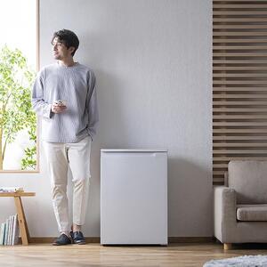 奥行スリム冷蔵庫 66L アイリスオーヤマ IRSN-7A-W　ホワイト ｜ 冷蔵庫 新生活 ひとり暮らし 