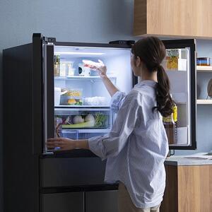 大型冷蔵庫 453L アイリスオーヤマ IRSN-45A-B ブラック ｜  冷蔵庫 新生活 