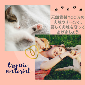 【ペット専用】みつろう肉球クリーム Bigリップクリーム 《 ペットグッズ 犬 ケア みつろう リップクリーム クリーム ホホバオイル 》【2400N13310】