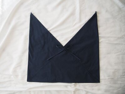 あづま袋 （エコバッグ） カラー 紺 Lサイズ 1セット ／ Maco 風呂敷 風呂敷バック 綿ポリ 奈良県 田原本町